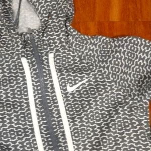 Girls Grey and White light Nike Hoodie